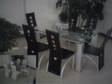 £389 - DINING TABLE   6 chairs, 